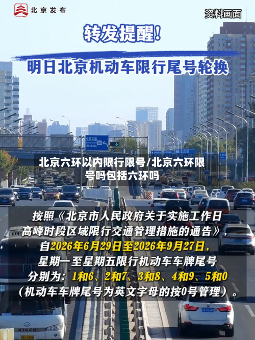北京六环以内限行限号/北京六环限号吗包括六环吗