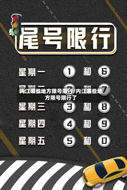 内江哪些地方限号限行/内江哪些地方限号限行了
