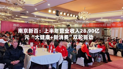 南京新百：上半年营业收入28.90亿元 “大健康+新消费”双轮驱动-第3张图片