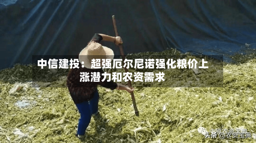 中信建投：超强厄尔尼诺强化粮价上涨潜力和农资需求