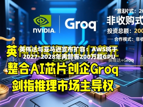 英伟达与亚马逊宣布扩容：AWS将于2027–2028年再部署200万颗GPU