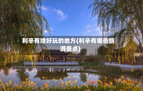 利辛有啥好玩的地方(利辛有哪些旅游景点)-第3张图片