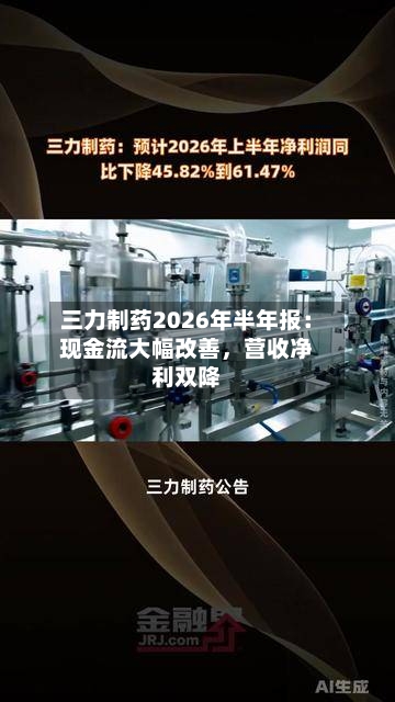 三力制药2026年半年报：现金流大幅改善，营收净利双降-第2张图片