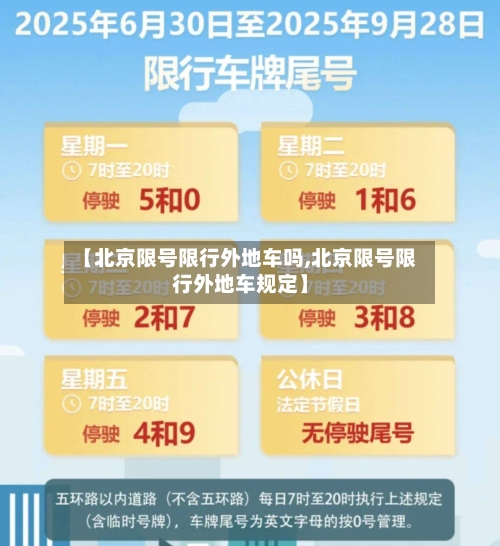 【北京限号限行外地车吗,北京限号限行外地车规定】-第2张图片