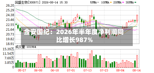 金安国纪：2026年半年度净利润同比增长987%