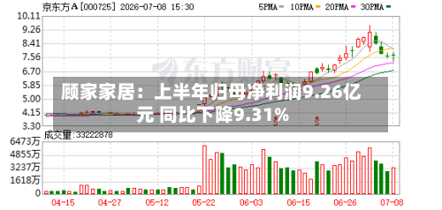 顾家家居：上半年归母净利润9.26亿元 同比下降9.31%-第2张图片