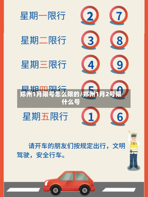郑州1月限号怎么限的/郑州1月2号限什么号-第2张图片