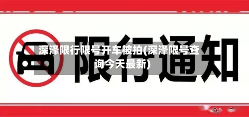 深泽限行限号开车被拍(深泽限号查询今天最新)-第2张图片