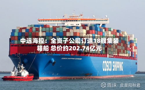 中远海控：全资子公司订造18艘集装箱船 总价约202.74亿元