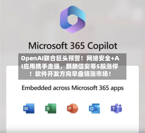 OpenAI联合巨头预警！网络安全+AI应用携手走强，麒麟信安等5股涨停！软件开发方向早盘领涨市场！-第3张图片