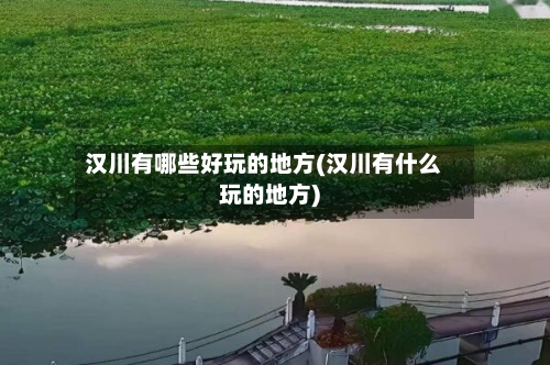 汉川有哪些好玩的地方(汉川有什么玩的地方)-第2张图片